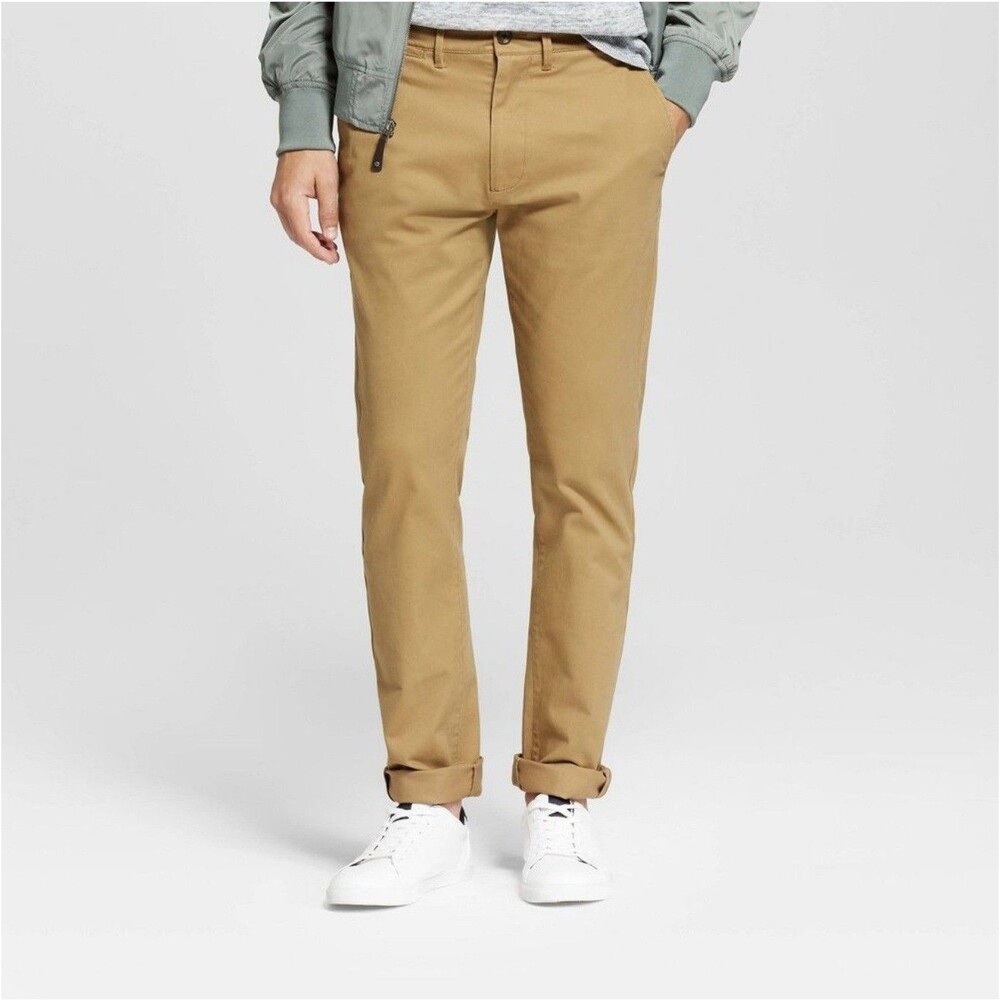 NWT Men's Straight Chino Pants - Goodfellow & Co Size 32x30 THE EVERY WEAR